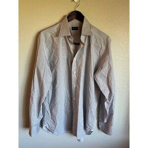 Ermenegildo Zenga Long‎ Sleeve Button Up Shirt - Size 16.5